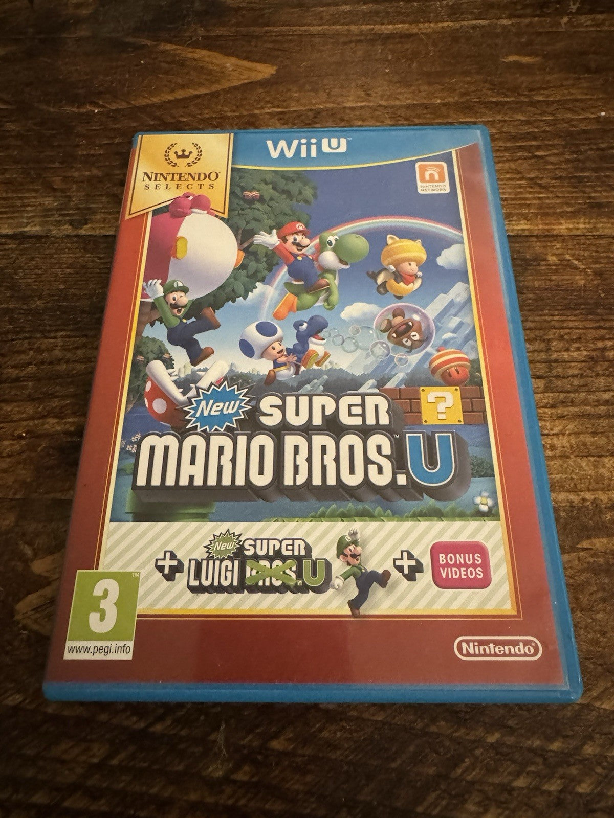 🎮🌟New Super Mario Bros. U + New Super Luigi U Bundle (Nintendo Wii U,2016)💫🌟