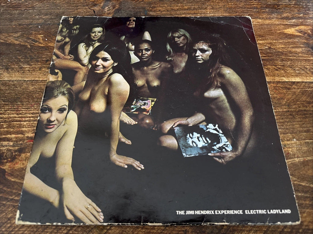 Jimi Hendrix – Electric Ladyland LP UK Polydor Orange Label Banned Cover VG+