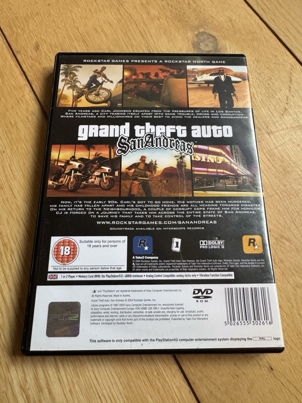 🎮 Grand Theft Auto: San Andreas (Sony PlayStation 2, 2004) 🏎️