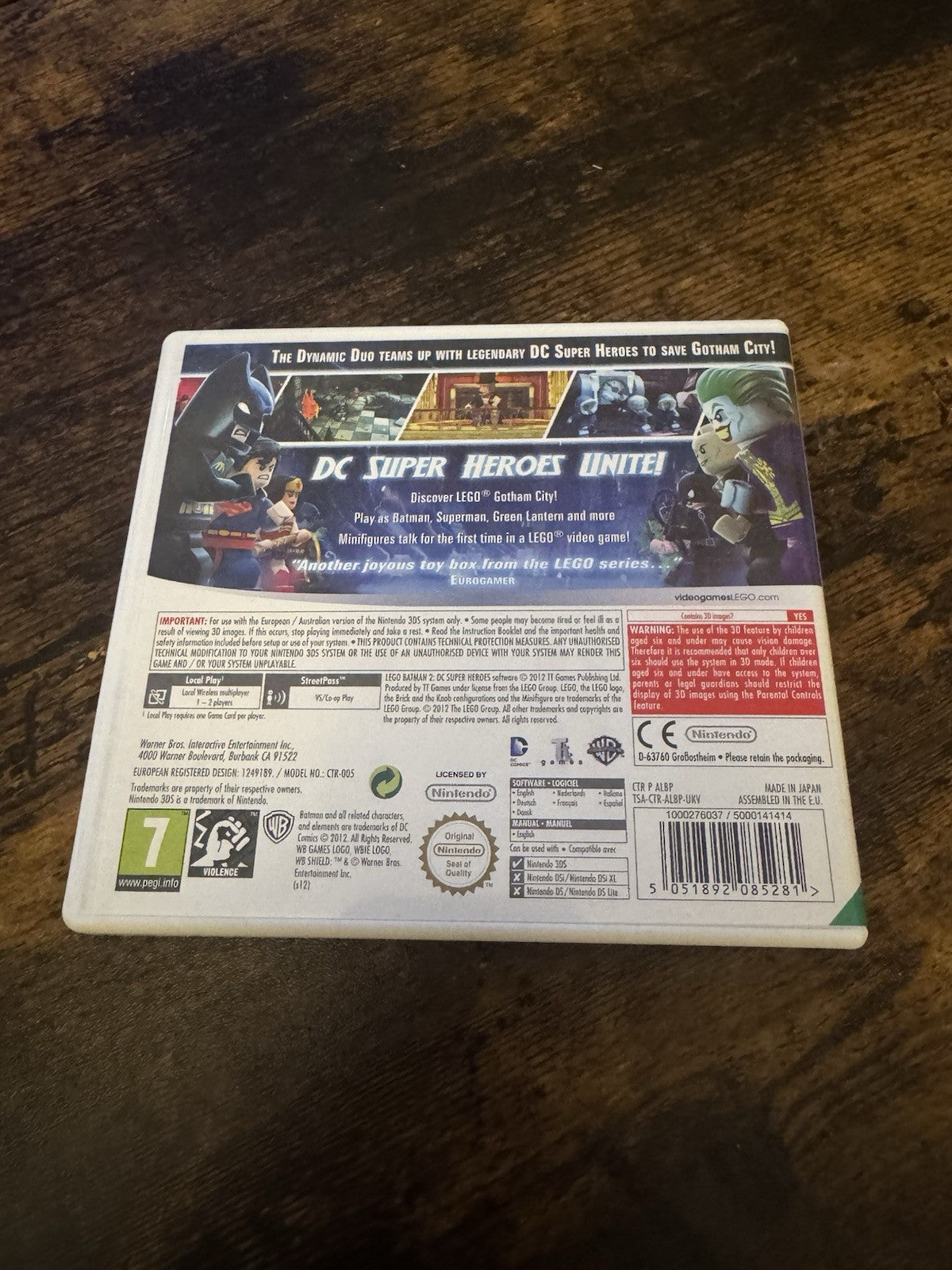 🎮🌟 Nintendo 3DS Lego Batman 2 DC Super Heroes 🦇