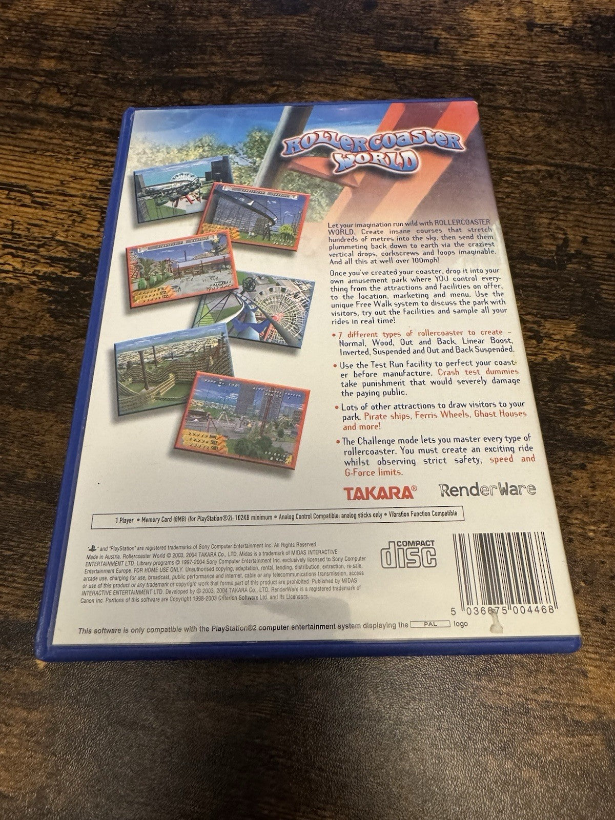 🎮 Rollercoaster World (Sony PlayStation 2, 2004) 🎮