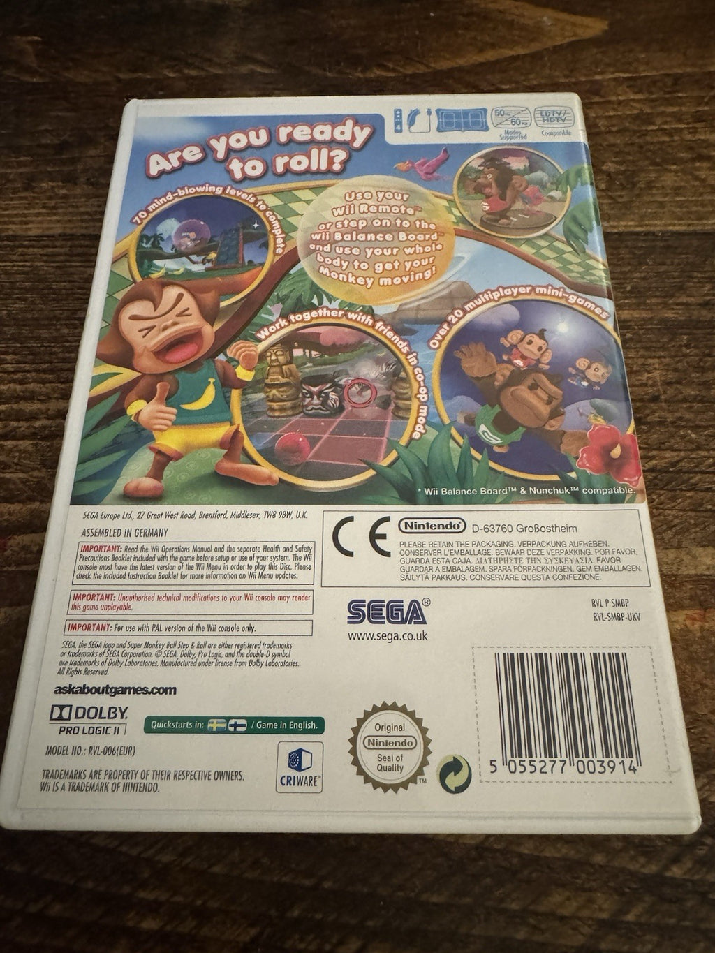 🎮 Super Monkey Ball Banana Biltz (Nintendo Wii, 2006)