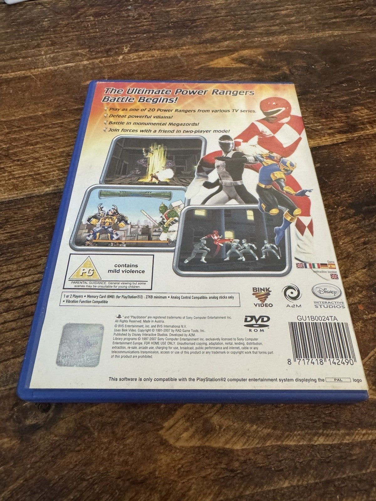 🎮 Power Rangers: Super Legends (Sony PlayStation 2, 2007) - European Version 🎮