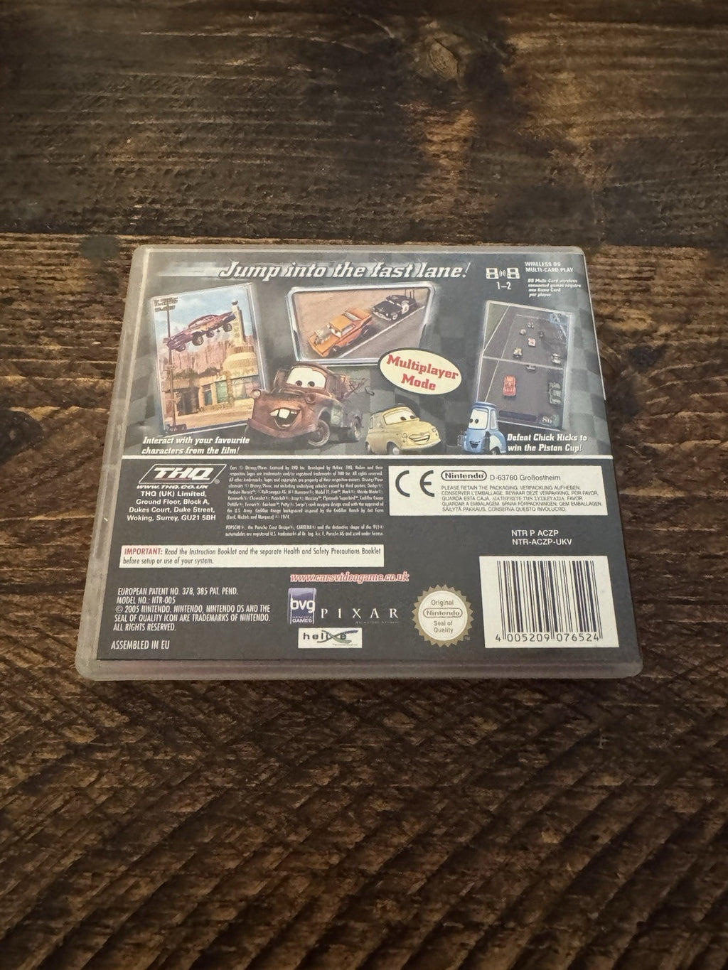 Cars (Nintendo DS, 2006)