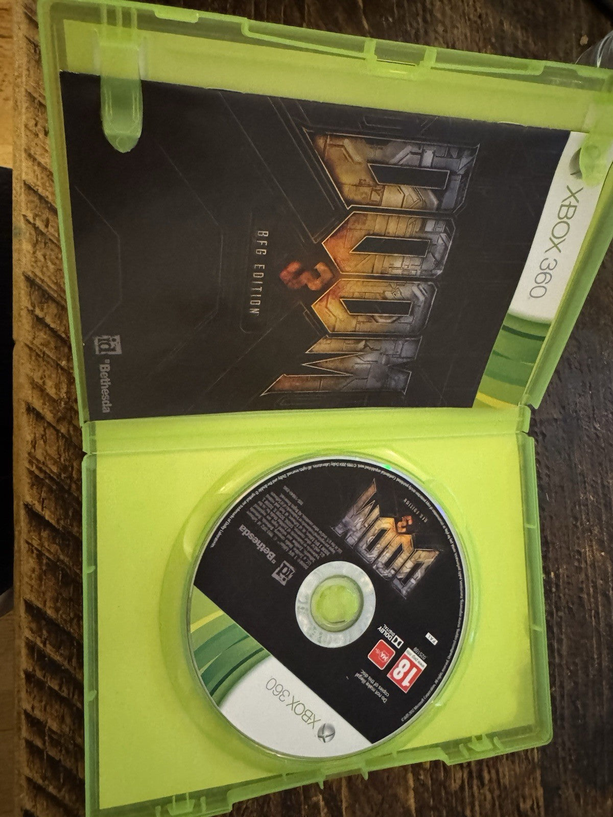 🎮Doom 3 -- BFG Edition (Microsoft Xbox 360, 2012) - US Version🎮