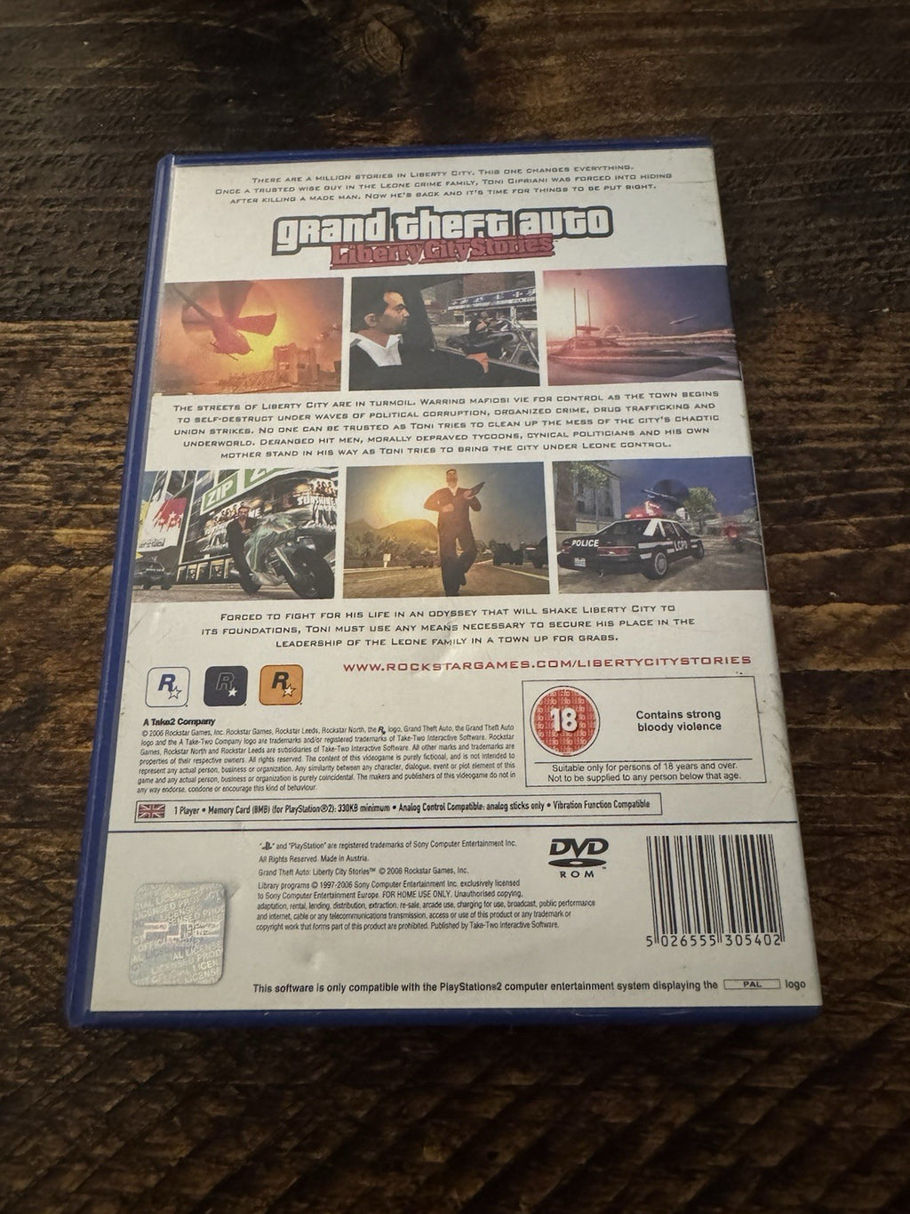 Sony PlayStation 2: Grand Theft Auto Liberty City Stories