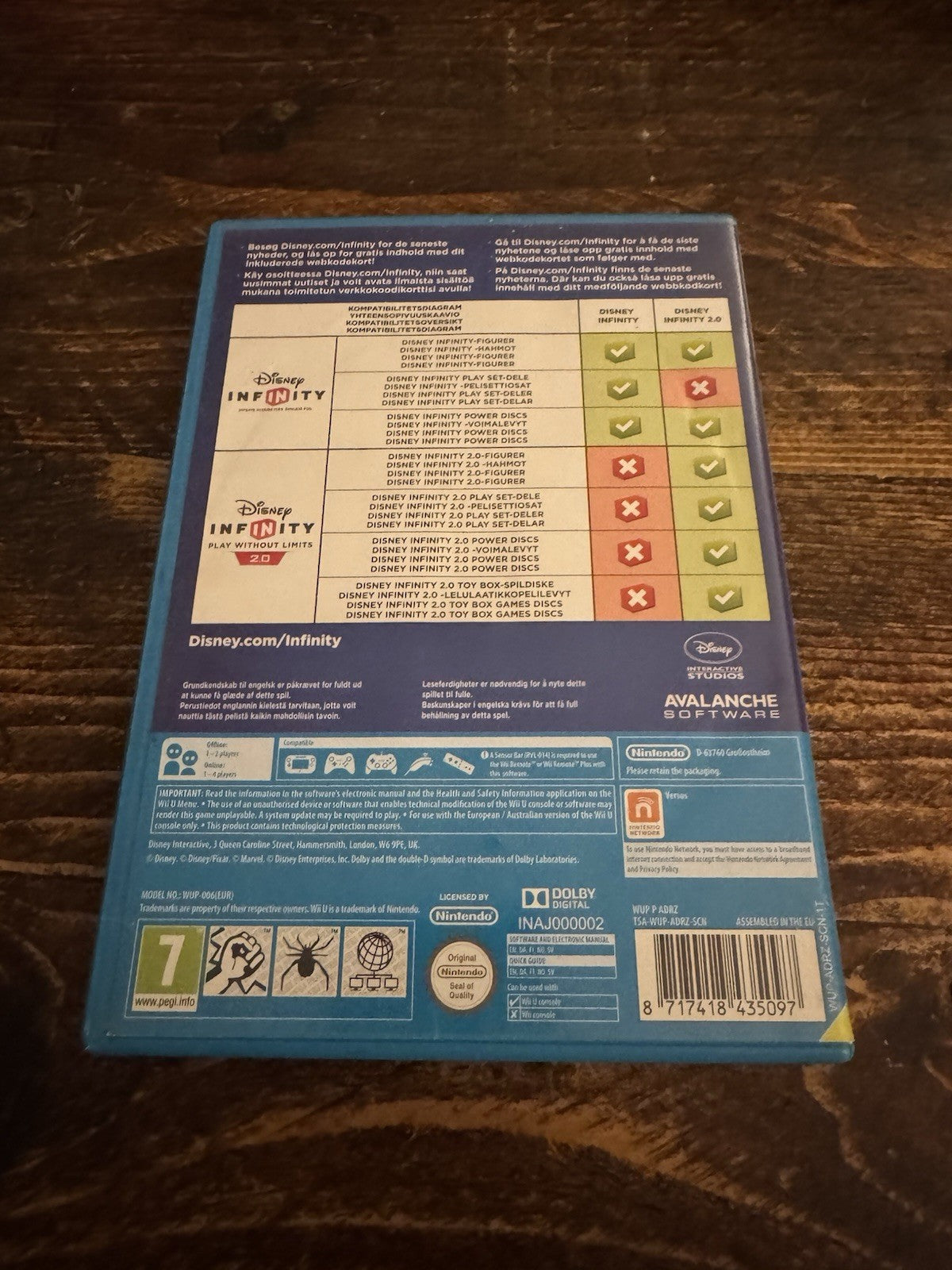 🎮 Nintendo Wii U Disney Infinity Play Without Limits Game 🌟💫