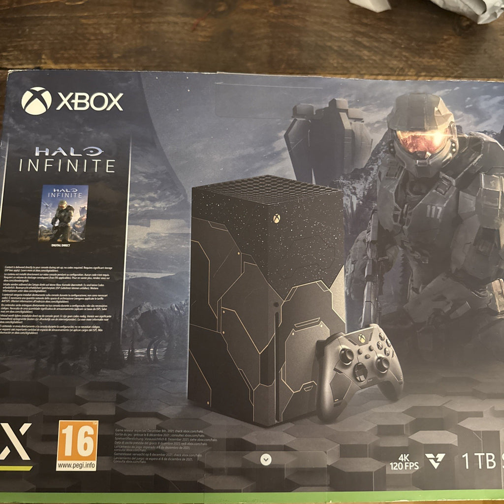 🔥 Xbox Series X 1TB Halo Infinite Limited Edition Console 🪙 Rare  🎮 + 5 Games