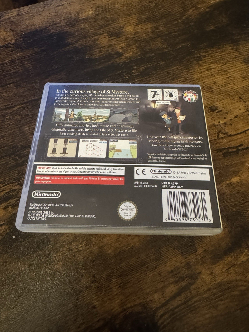 🎮💫Professor Layton and the Curious Village (Nintendo DS, 2008)🤓