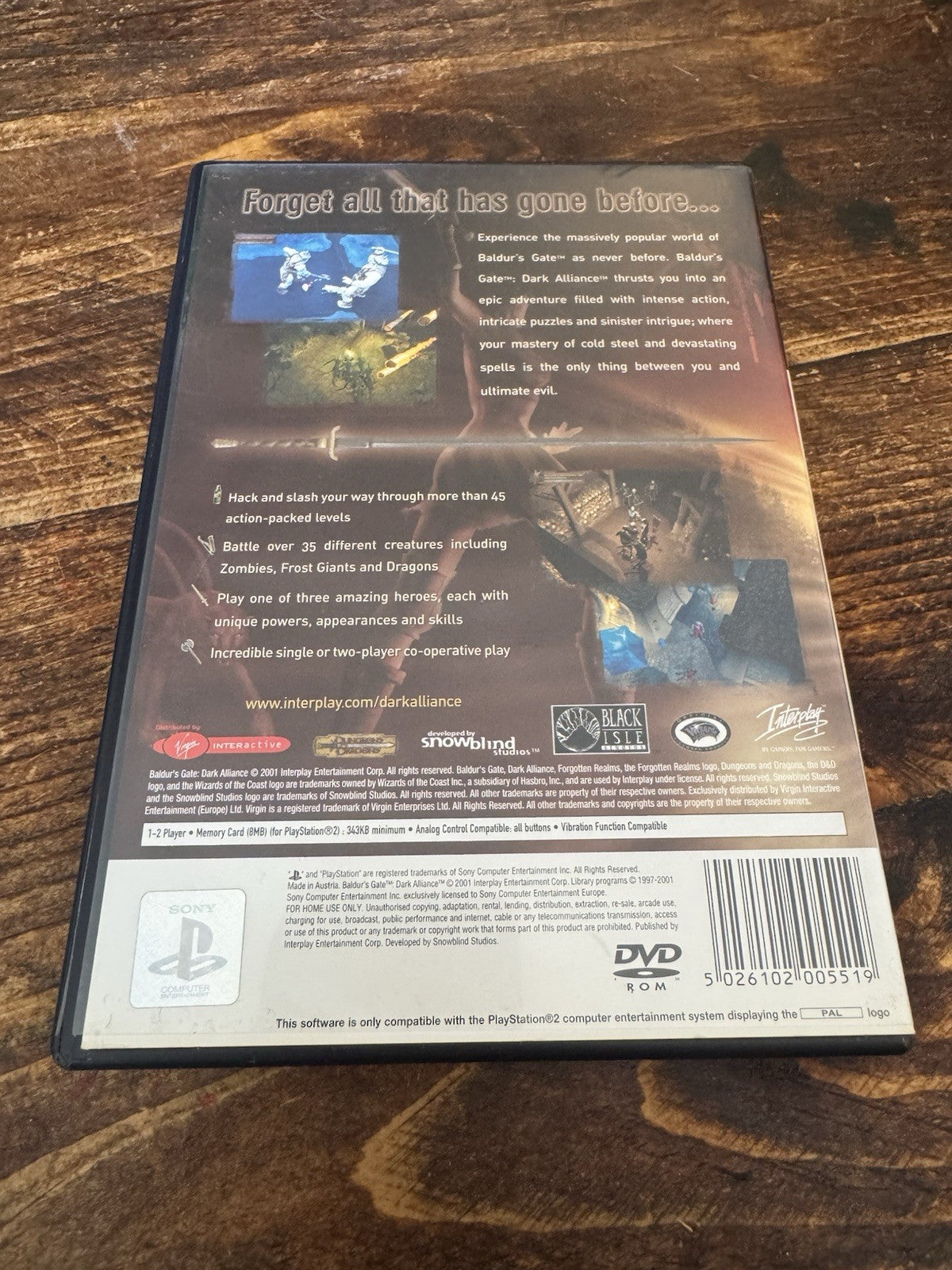 🎮 Baldur’s Gate: Dark Alliance (PlayStation 2) ⚔️