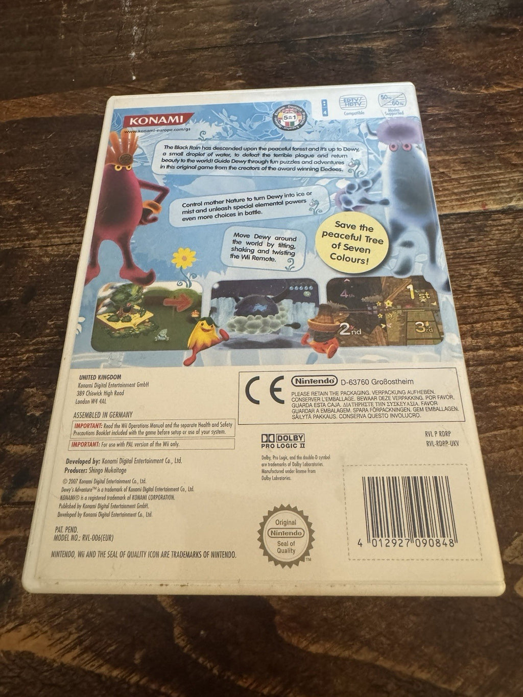 Dewy's Adventure (Nintendo Wii, 2007) - European Version