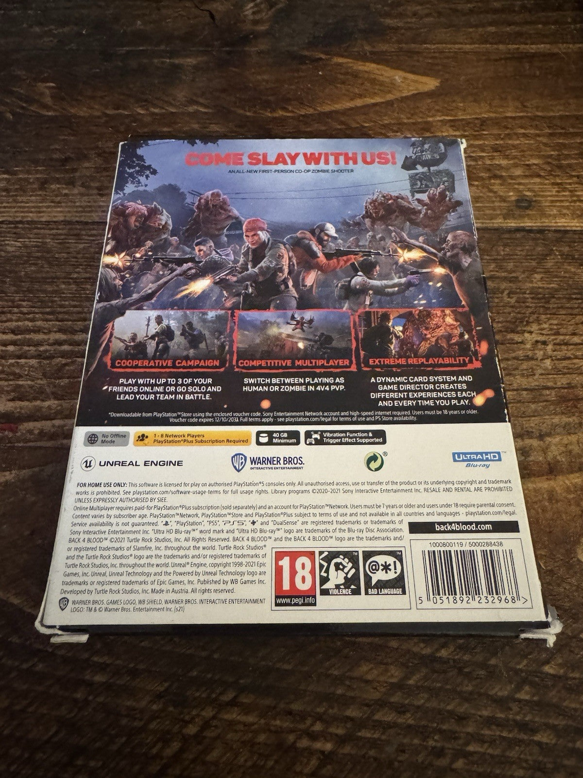 🎮 Sony PlayStation 5 Back 4 Blood - Special Edition (2021)