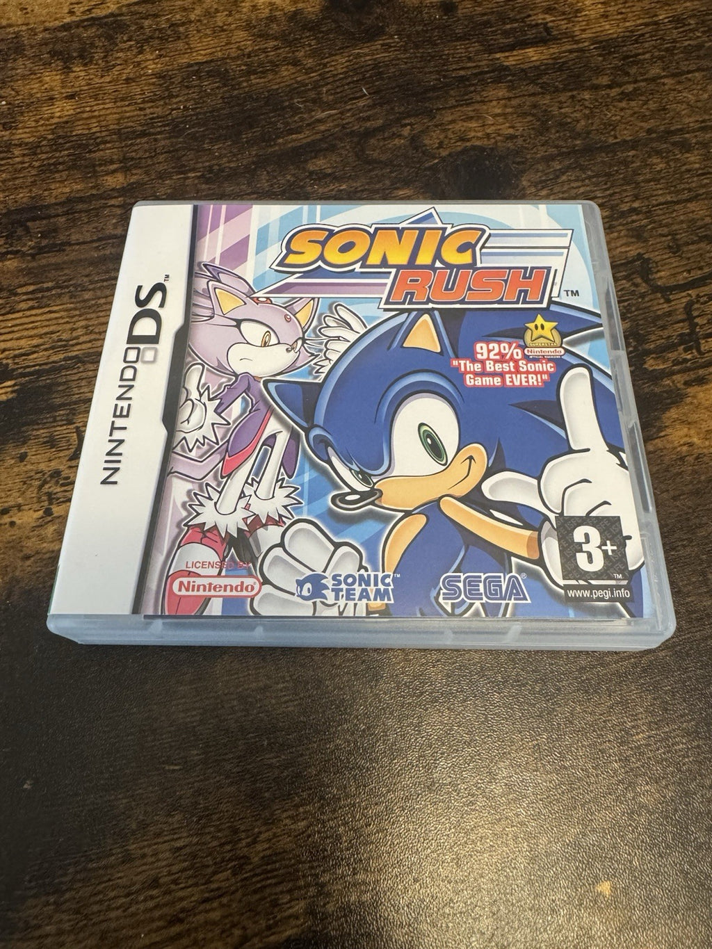 🎮🌟 Sonic Rush Adventure (Nintendo DS, 2007) 🔵