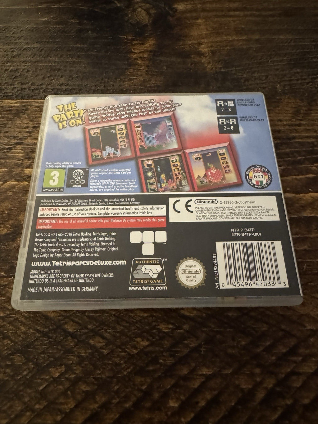 🎮 Nintendo DS Tetris Party Deluxe 🕹️
