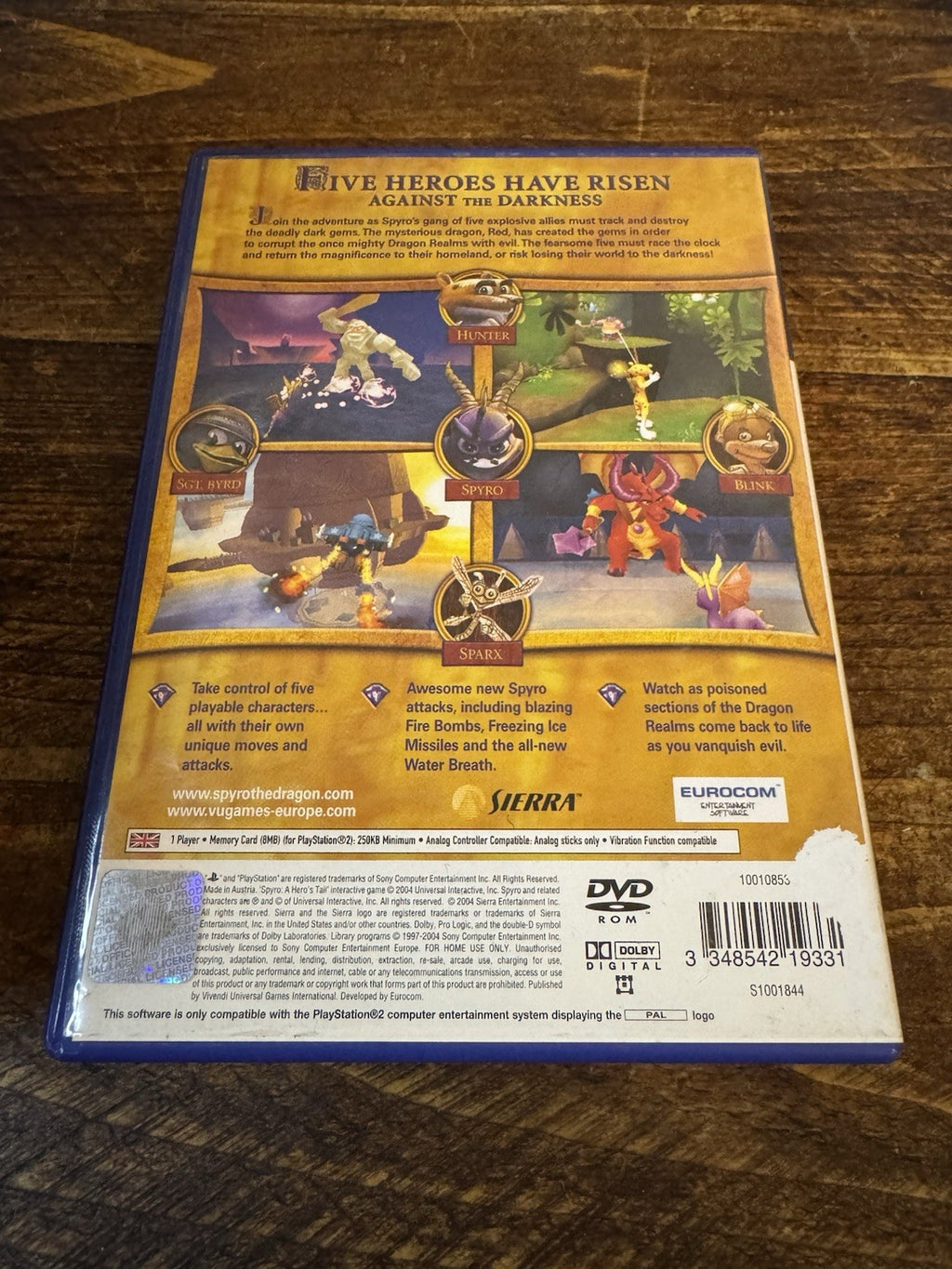 🎮 Spyro A Heros Tail - (PS2) Playstation 2 🎮