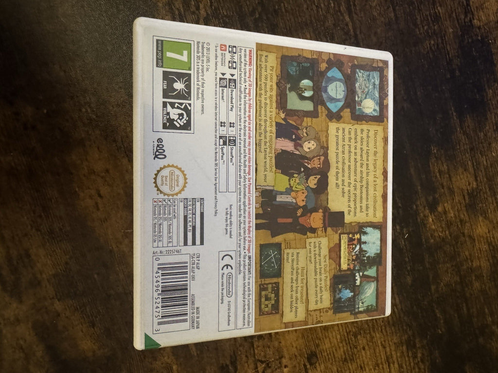 🎮🌟 Professor Layton and the Azran Legacy (Nintendo 3DS, 2013) 🤓