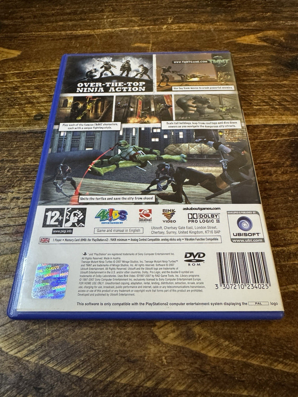 🎮 TMNT Teenage Mutant Ninja Turtles - Sony PlayStation 2 PS2 🎮