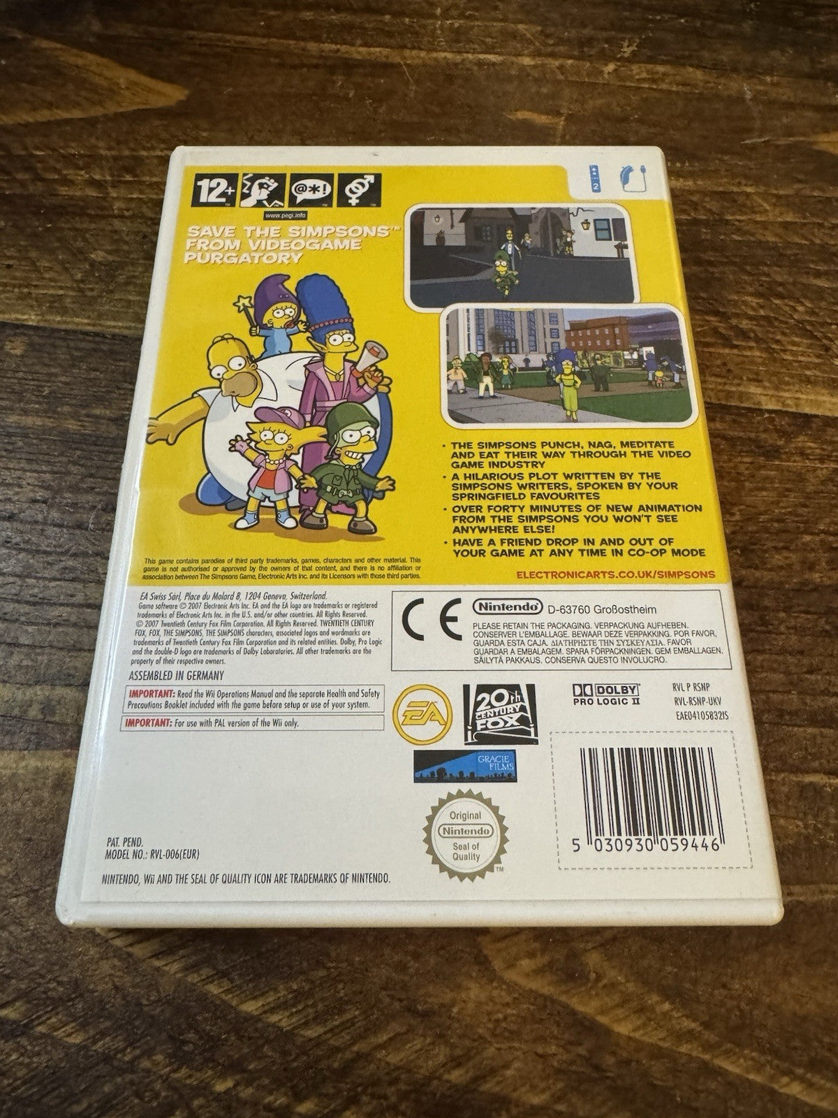 🎮 The Simpsons Game (Nintendo Wii, 2007) 🎮