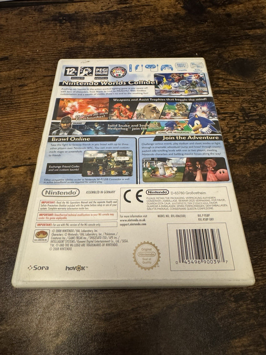 🎮🌟Super Smash Bros. Brawl (Wii, 2008)🥊