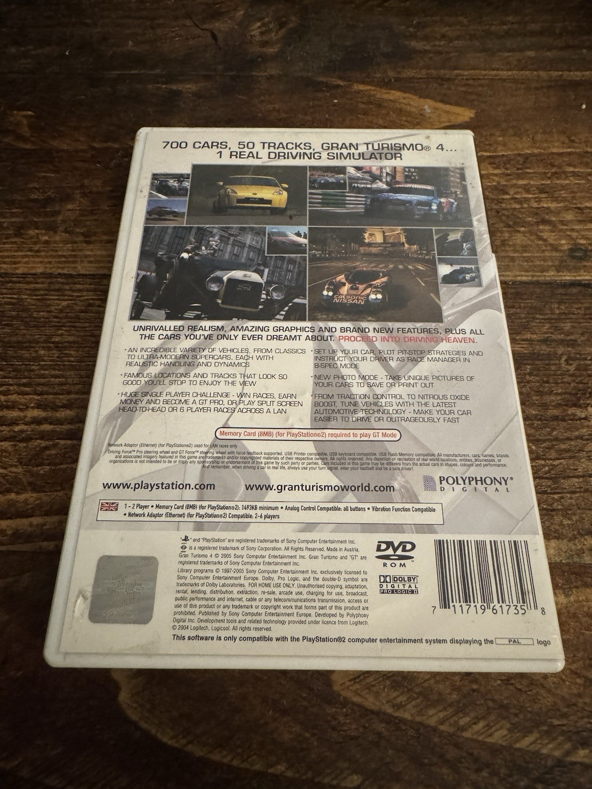 🎮 Sony PlayStation 2 Grab Turismo 4 The Real Driving Simulator Game