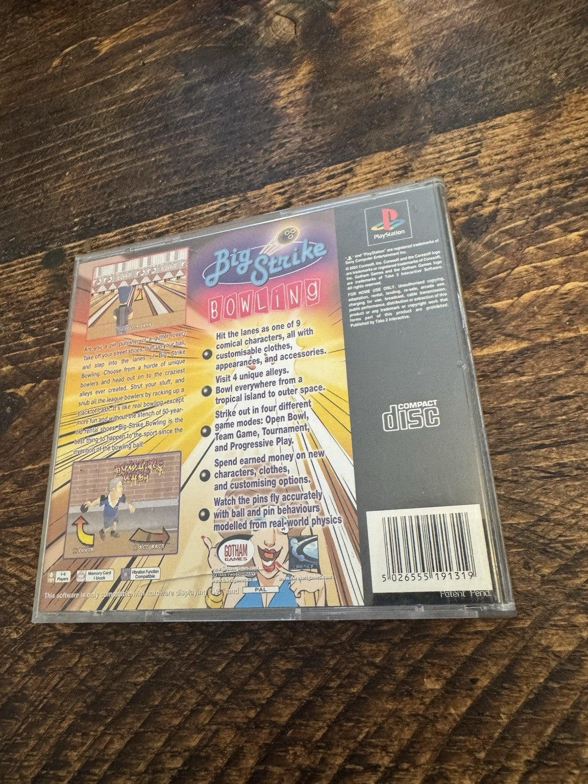 Sony PlayStation 1 Big Strike Bowling Video Game