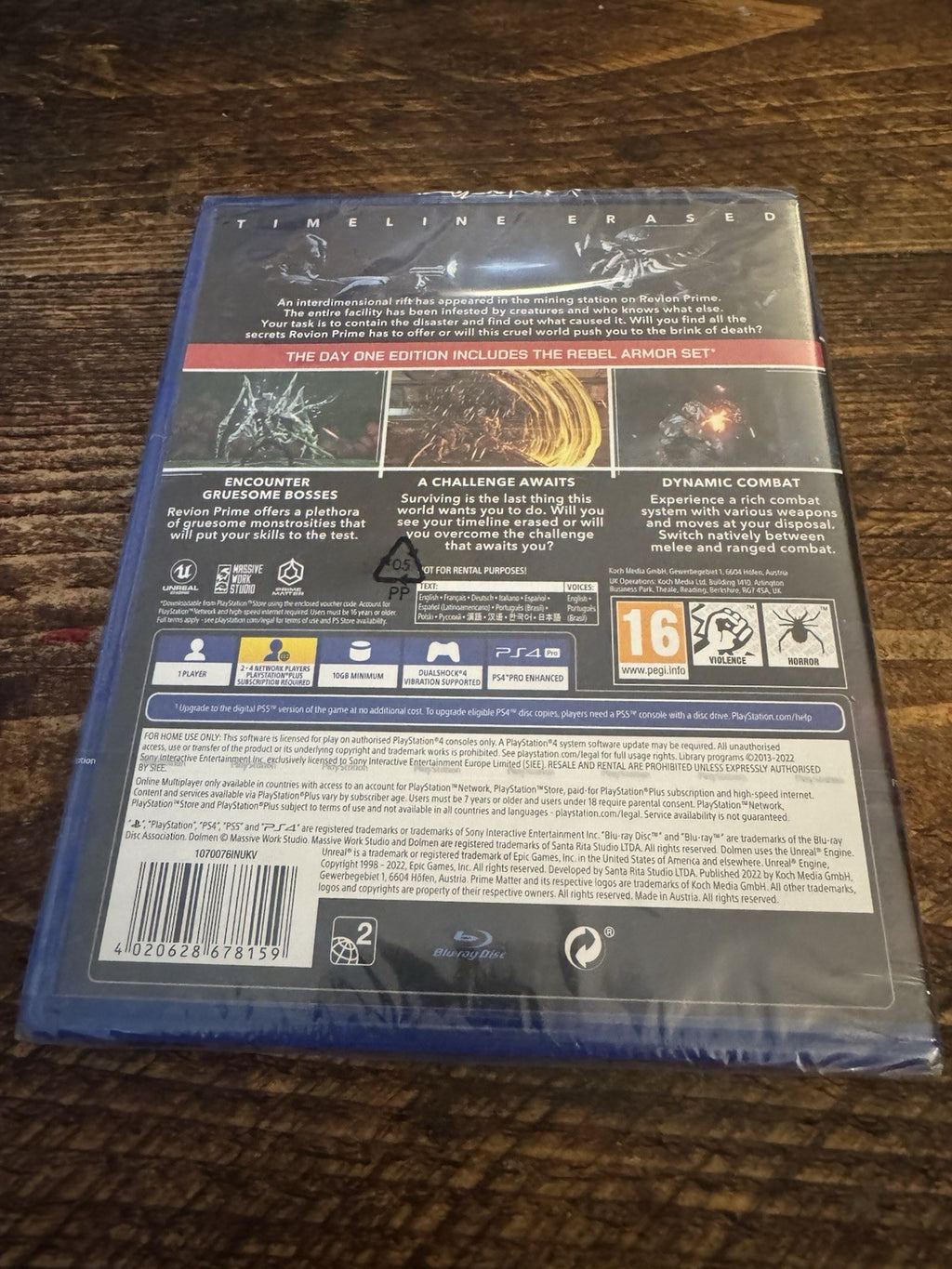 🎮 Sony PlayStation 4 Dolmen Day One Edition Game