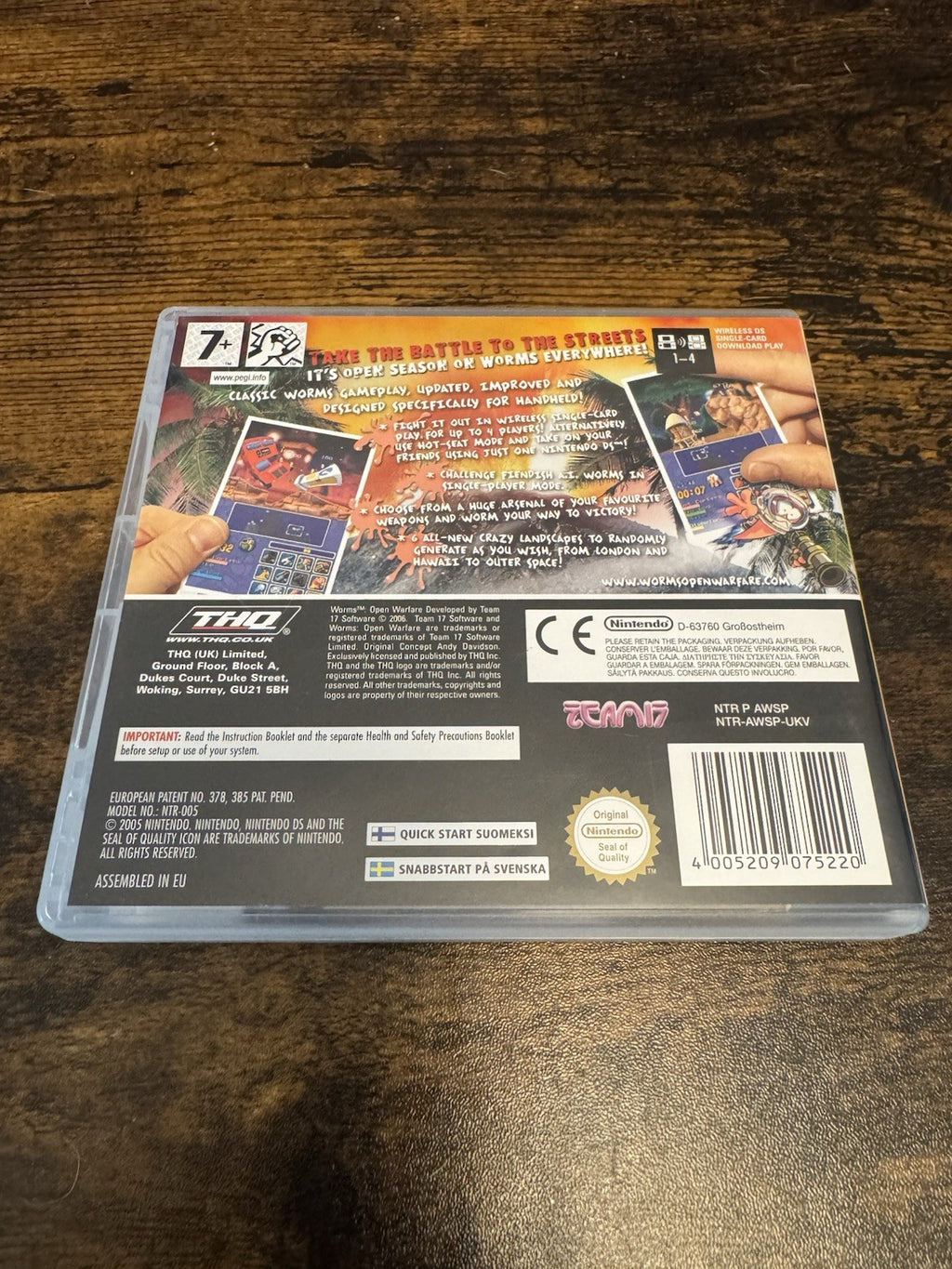 🎮Worms: Open Warfare (Nintendo DS, 2006) - US Version🎮