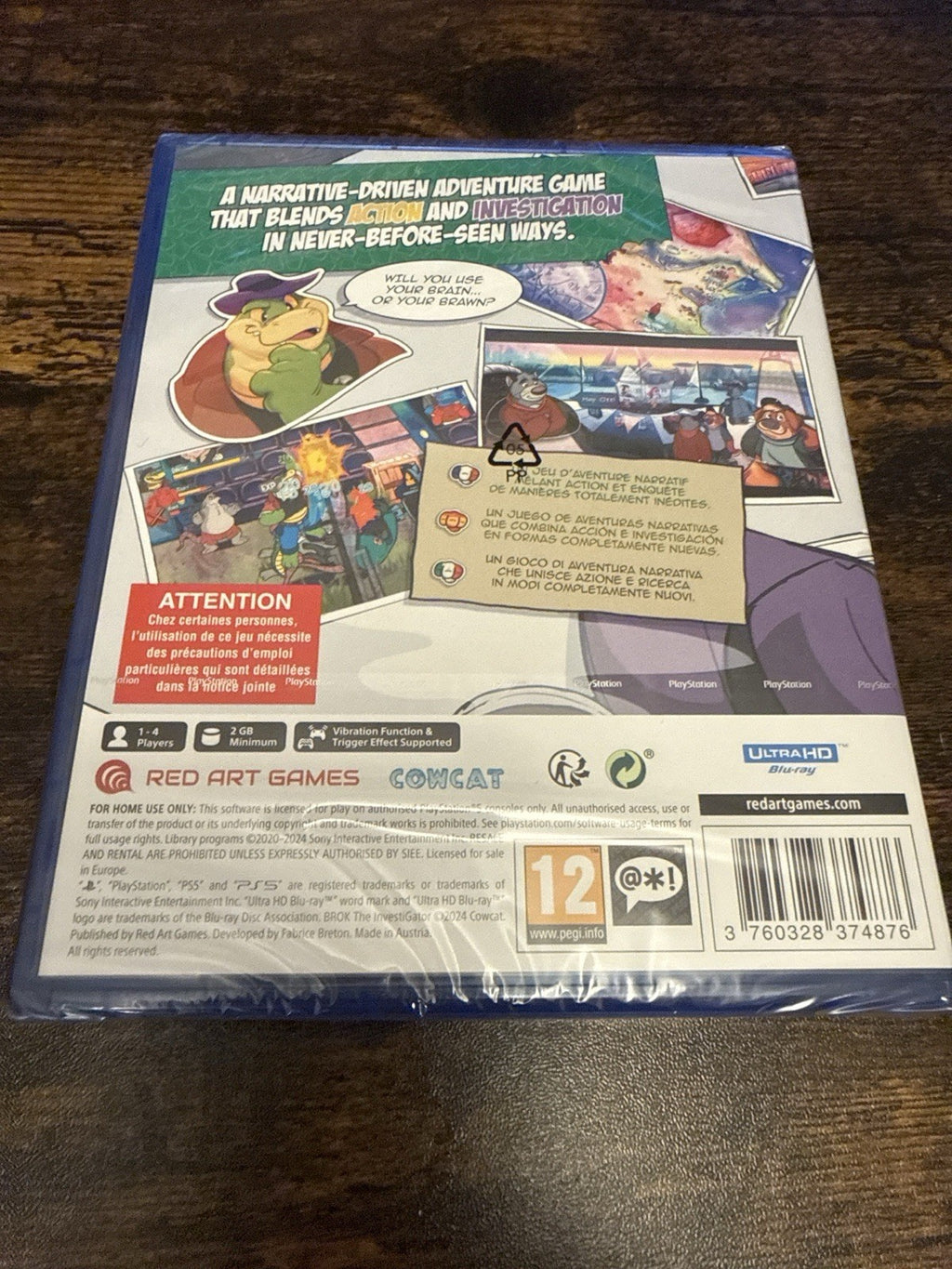 🎮 PlayStation 5: BROK The Investigator ✅ Brand New | Factory Sealed 💿