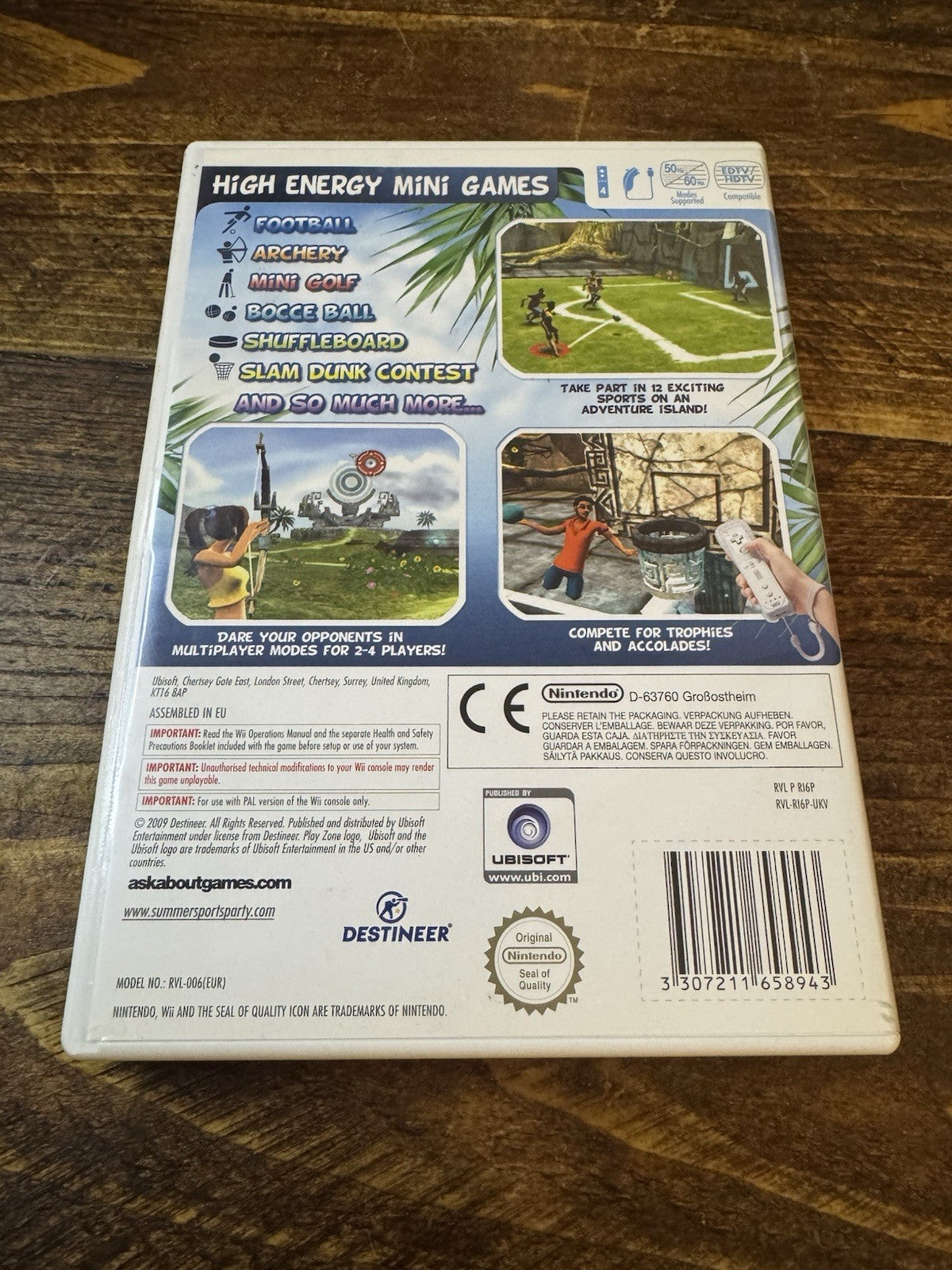 🎮 Summer Sports Party (Nintendo Wii, 2009) 🎮