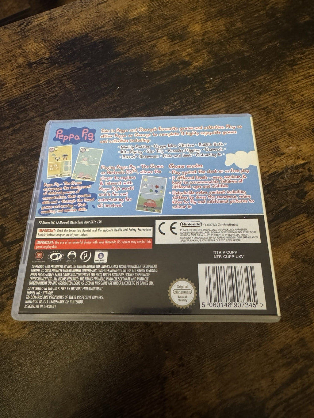 🎮🌟 Peppa Pig: Theme Park Fun (Nintendo DS, 2011) 🐷🐽