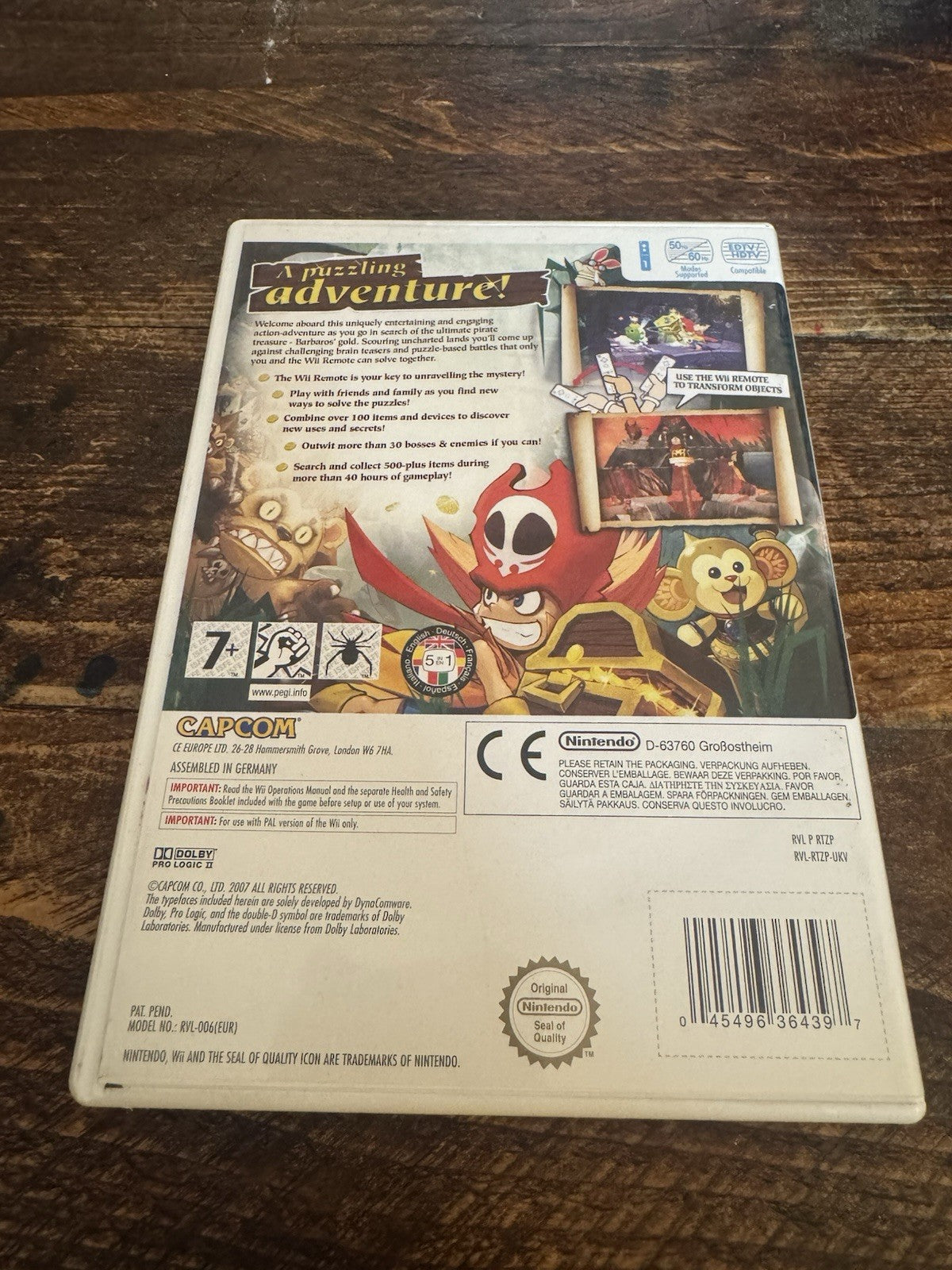 Zack & Wiki: Quest for Barbaros' Treasure (Nintendo Wii, 2008)