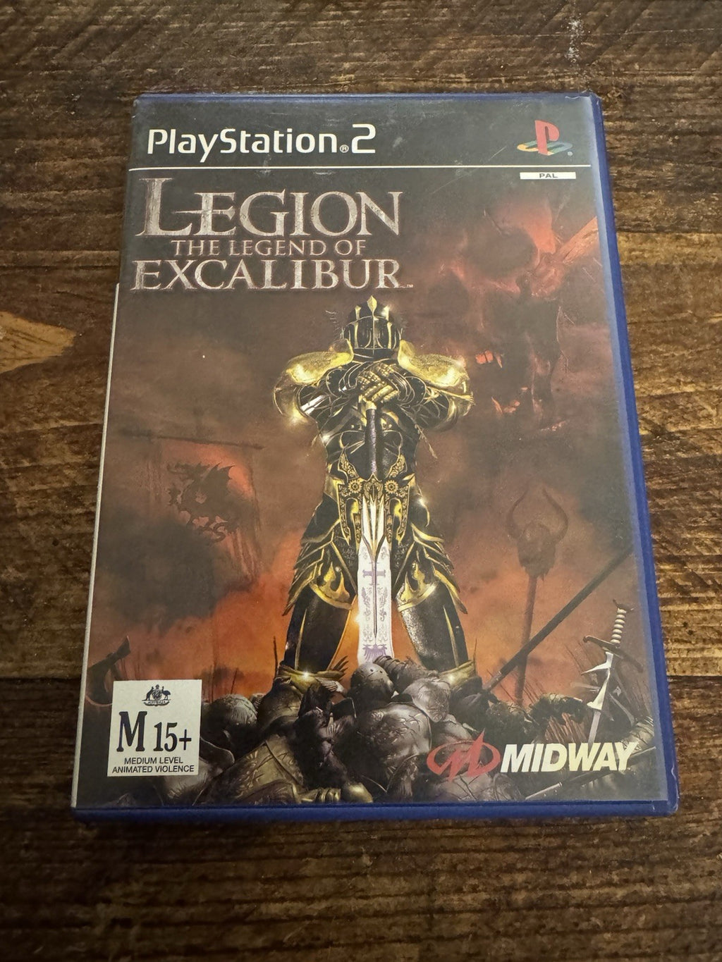 🎮🎮 Legion: The Legend of Excalibur (Sony PlayStation 2, 2002) ⚔️⚔️
