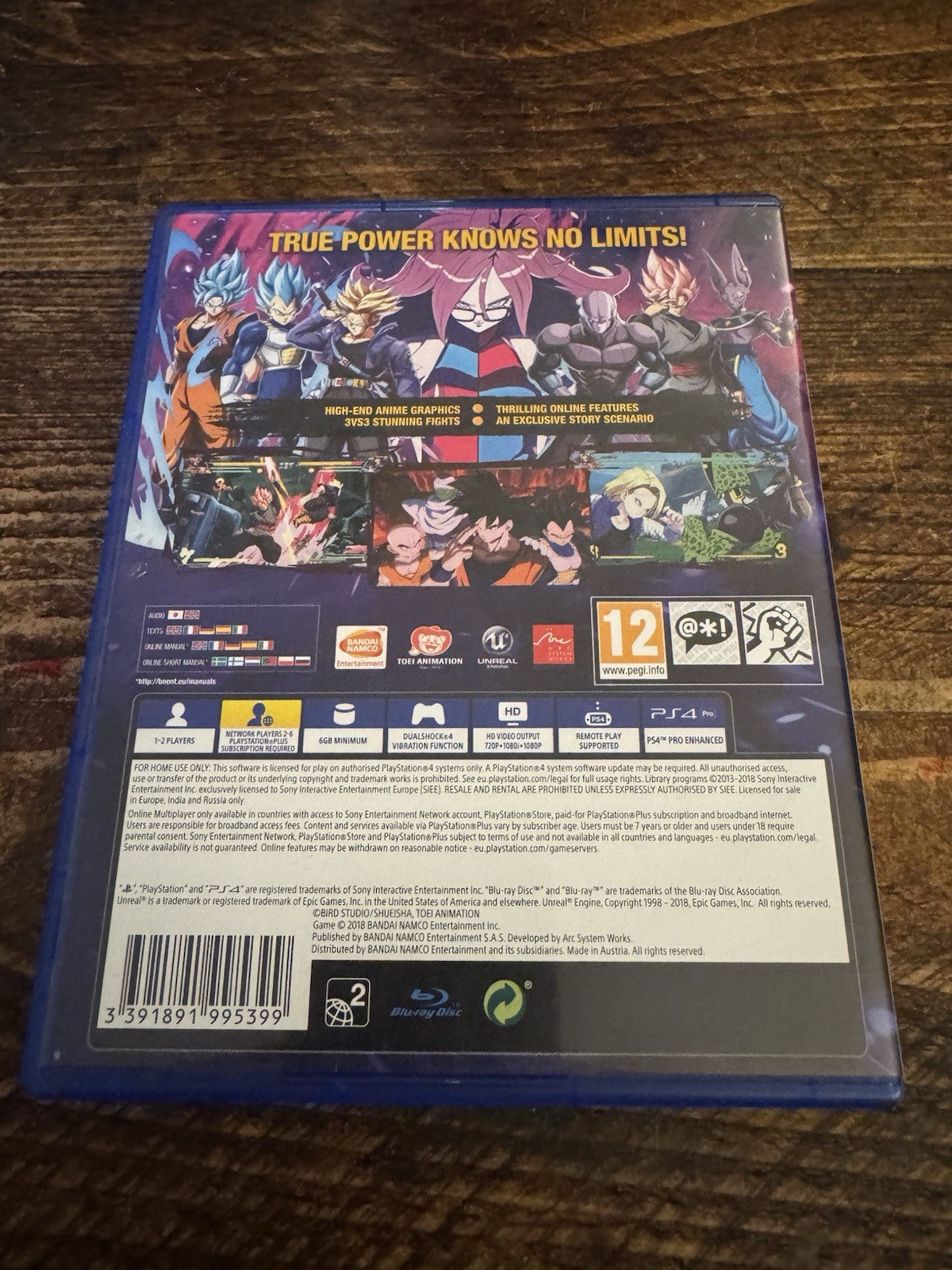 🎮 Sony PlayStation 4 Dragon Ball FighterZ (2018) ☄️🌟