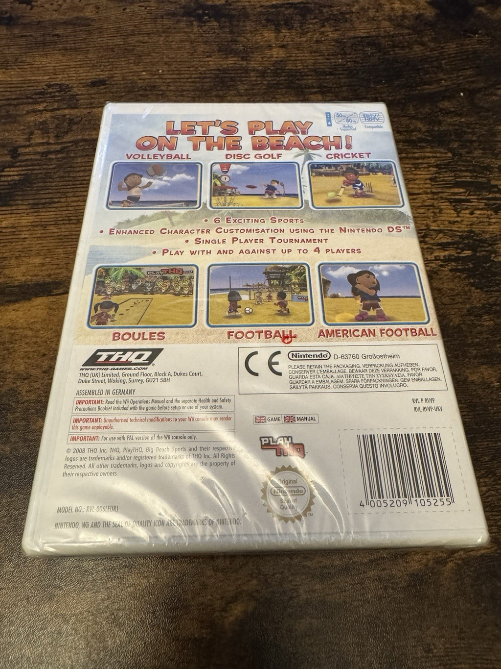 🎮Big Beach Sports (Nintendo Wii, 2008) - European Version⚽️