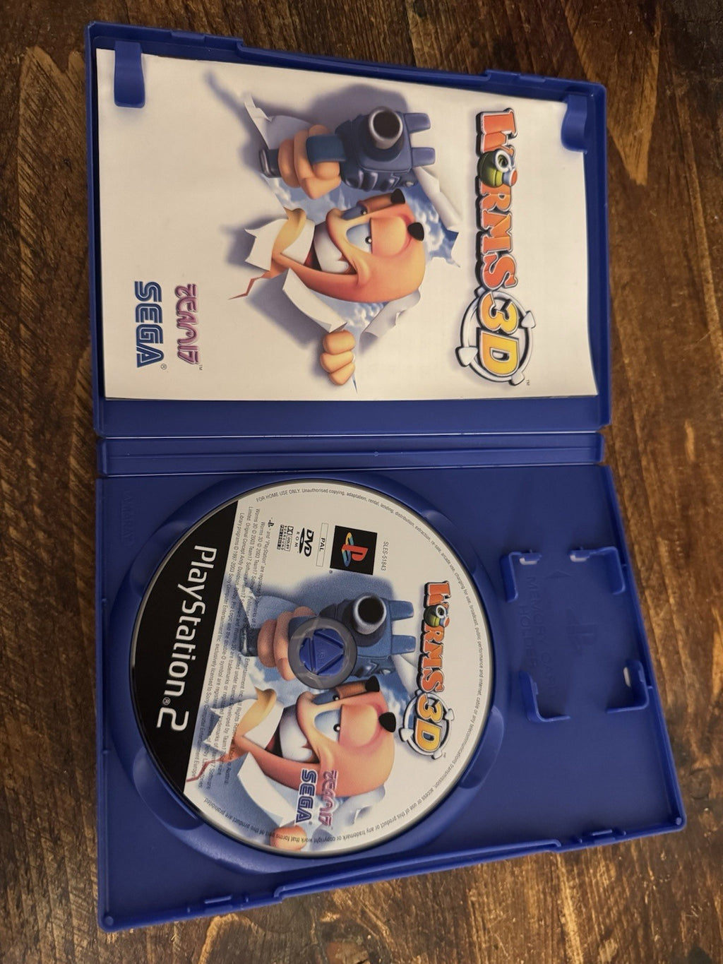 🎮 Worms 3D (Sony PlayStation 2, 2003) 💿