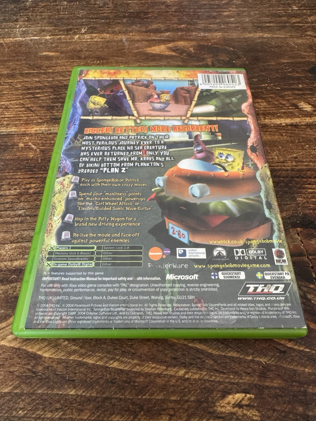 🎮 The SpongeBob SquarePants Movie (Xbox) 🎮