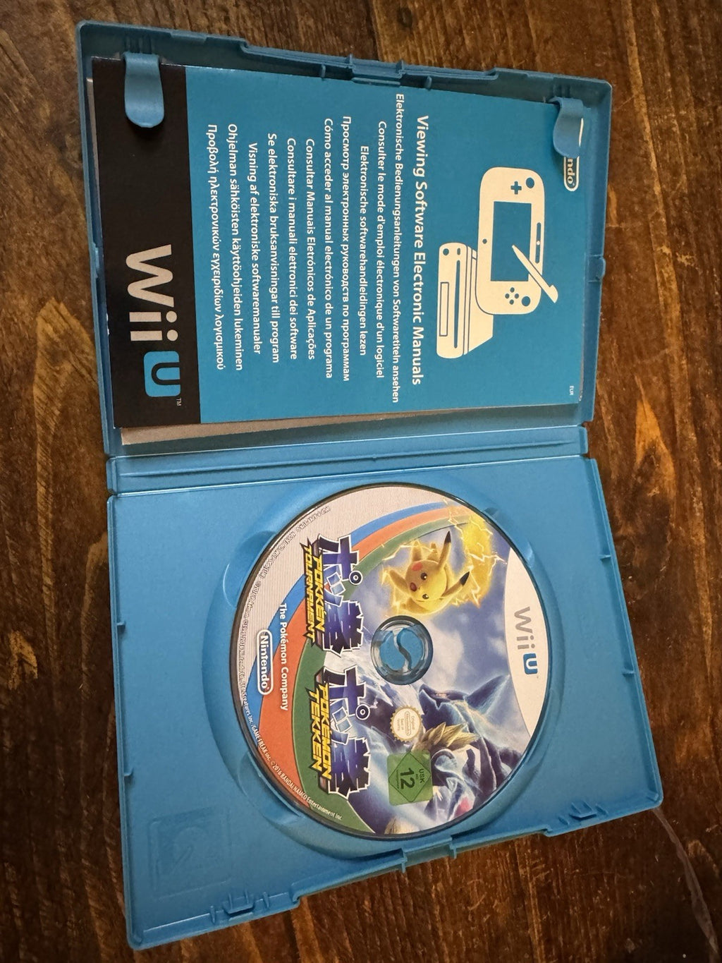 🎮 Pokémon - Pokken Tournament (Nintendo Wii U, 2016) ⚡️⚡️
