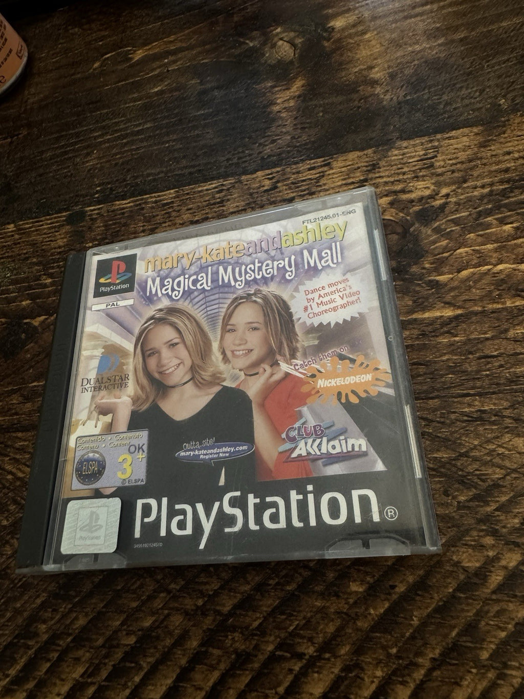 Sony PlayStation 1 Mary Kate And Ashley Magical Mystery Mall Video Game