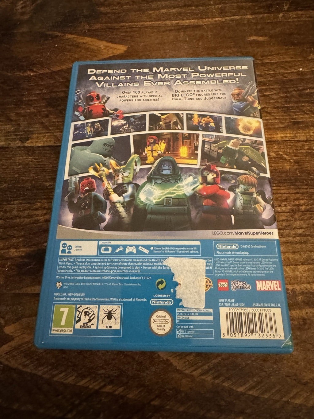 🎮🌟LEGO Marvel Super Heroes (Nintendo Wii U, 2013)🌟🌟