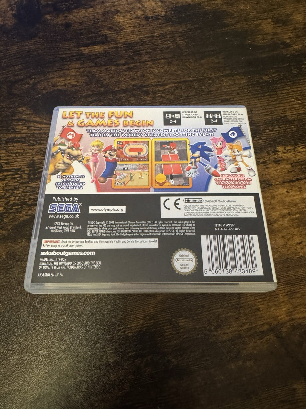 🎮💫 Mario & Sonic at the Olympic Games (Nintendo DS, 2008) 🍄🏆🎉