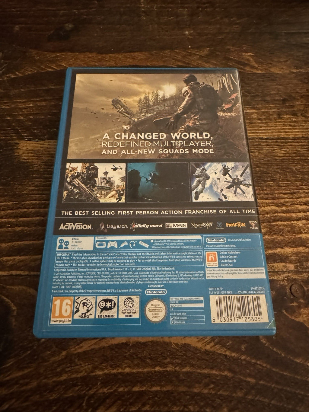 🎮 Nintendo Wii U Call Of  Duty Ghosts 🎮💀