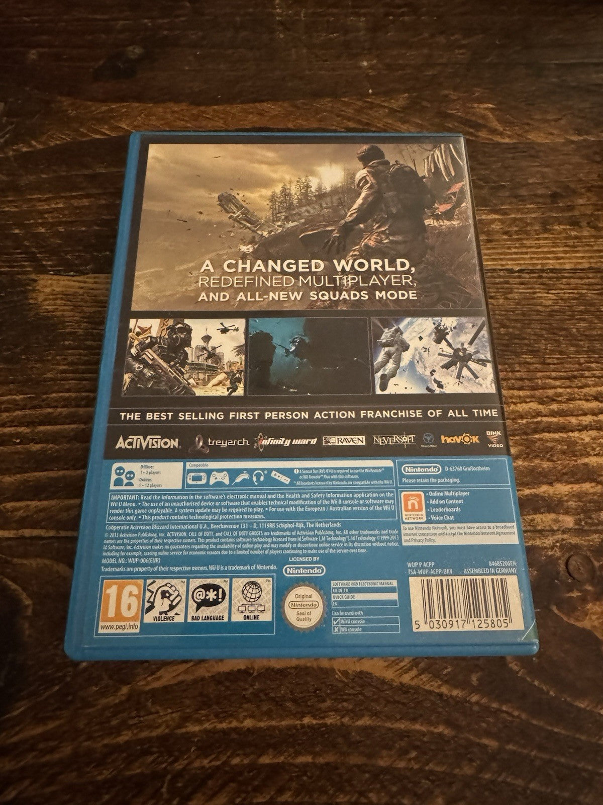 🎮 Nintendo Wii U Call Of  Duty Ghosts 🎮💀