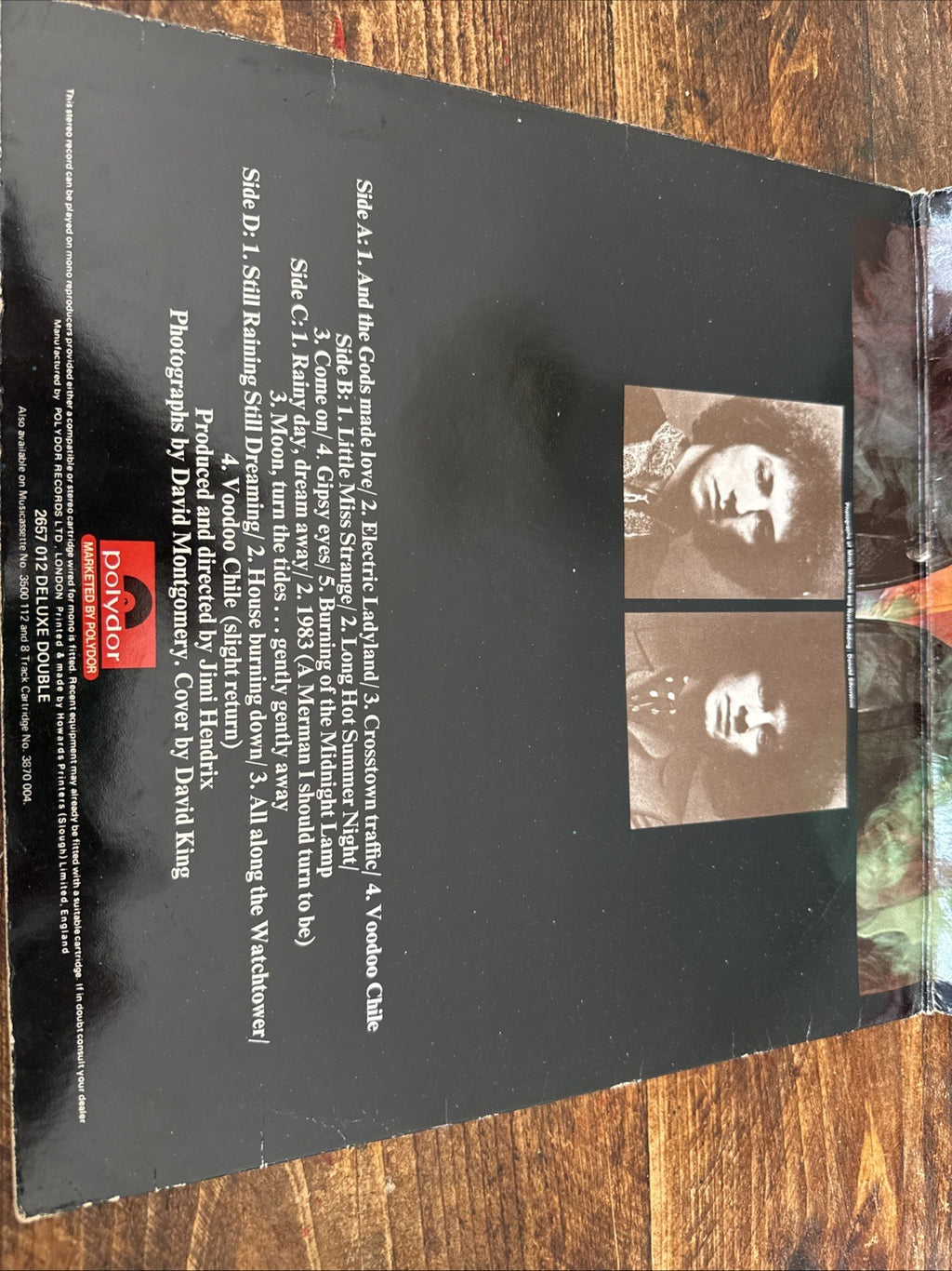 Jimi Hendrix – Electric Ladyland LP UK Polydor Orange Label Banned Cover VG+
