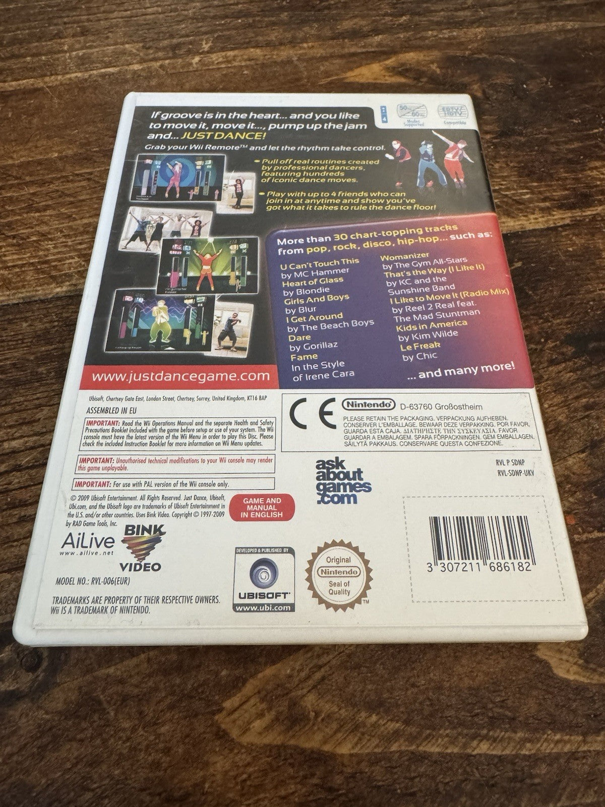 Ubisoft Just Dance Video Game for Nintendo Wii