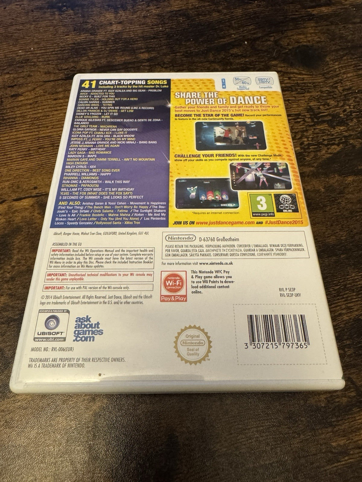 🎮🎮Just Dance 2015 (Nintendo Wii, 2014)💃🏼🕺🏼