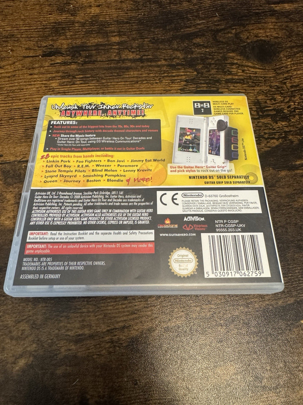 🎮 Nintendo DA Guitar Hero On Tour Decades Game 🎮🎸