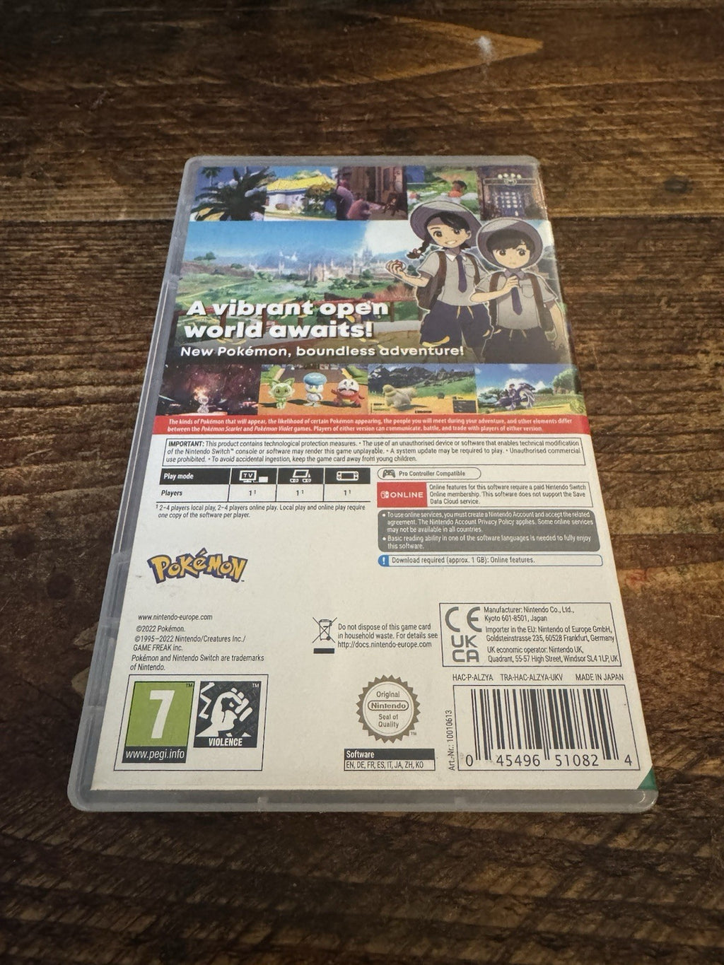 Pokémon Violet (Nintendo Switch, 2022)