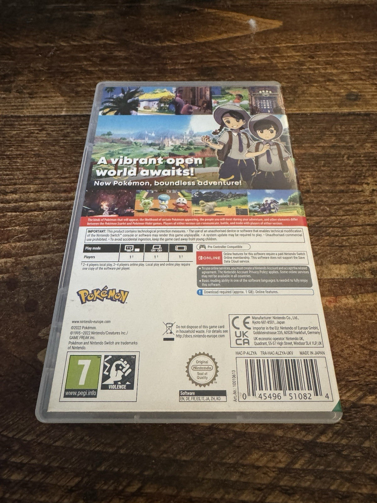 Pokémon Violet (Nintendo Switch, 2022)