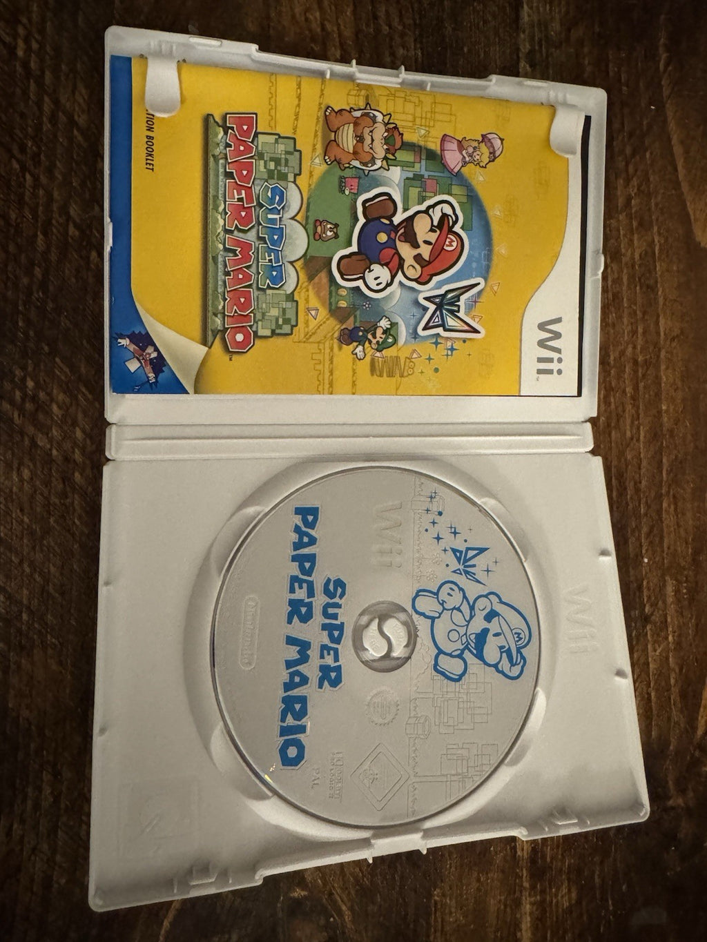 🎮🌟Super Paper Mario (Nintendo Wii, 2007) 💫🎉