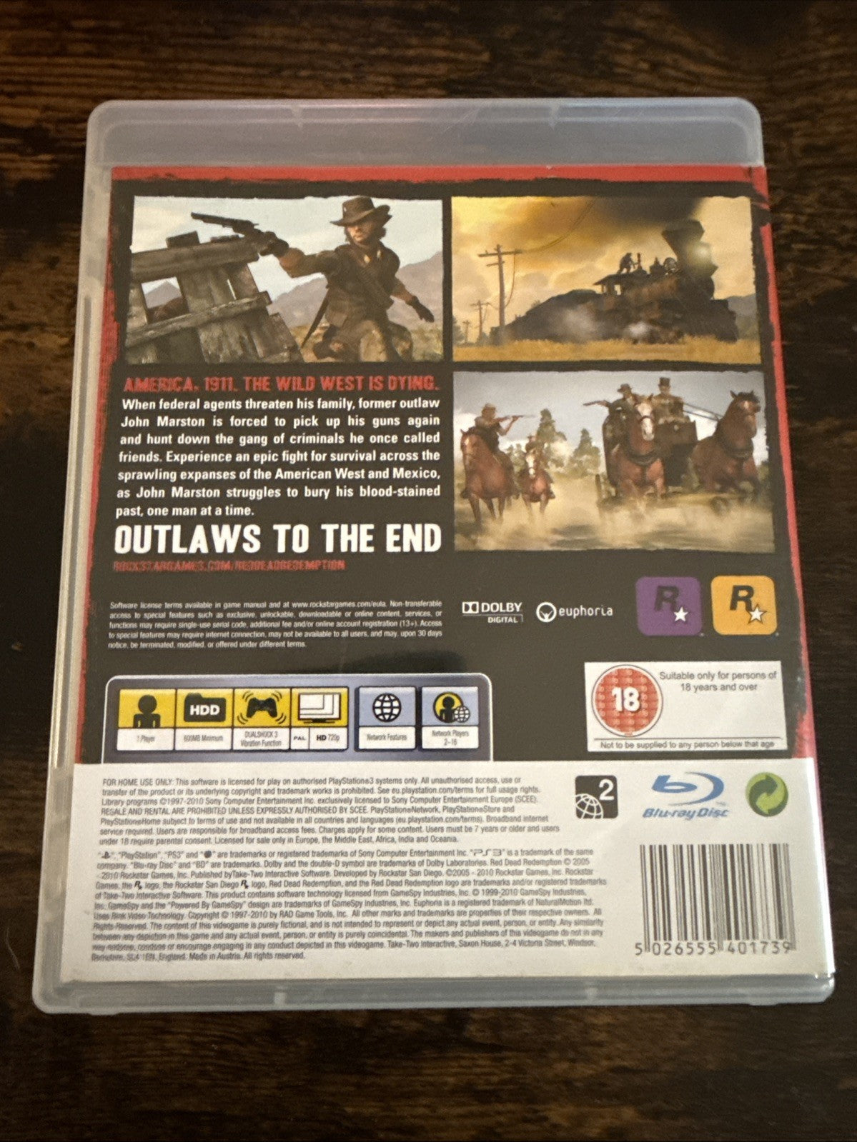 🎮 PlayStation 3: Red Dead Redemption ✅ Complete 💿